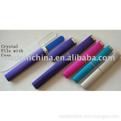 Crystal Glass Nail File with Case